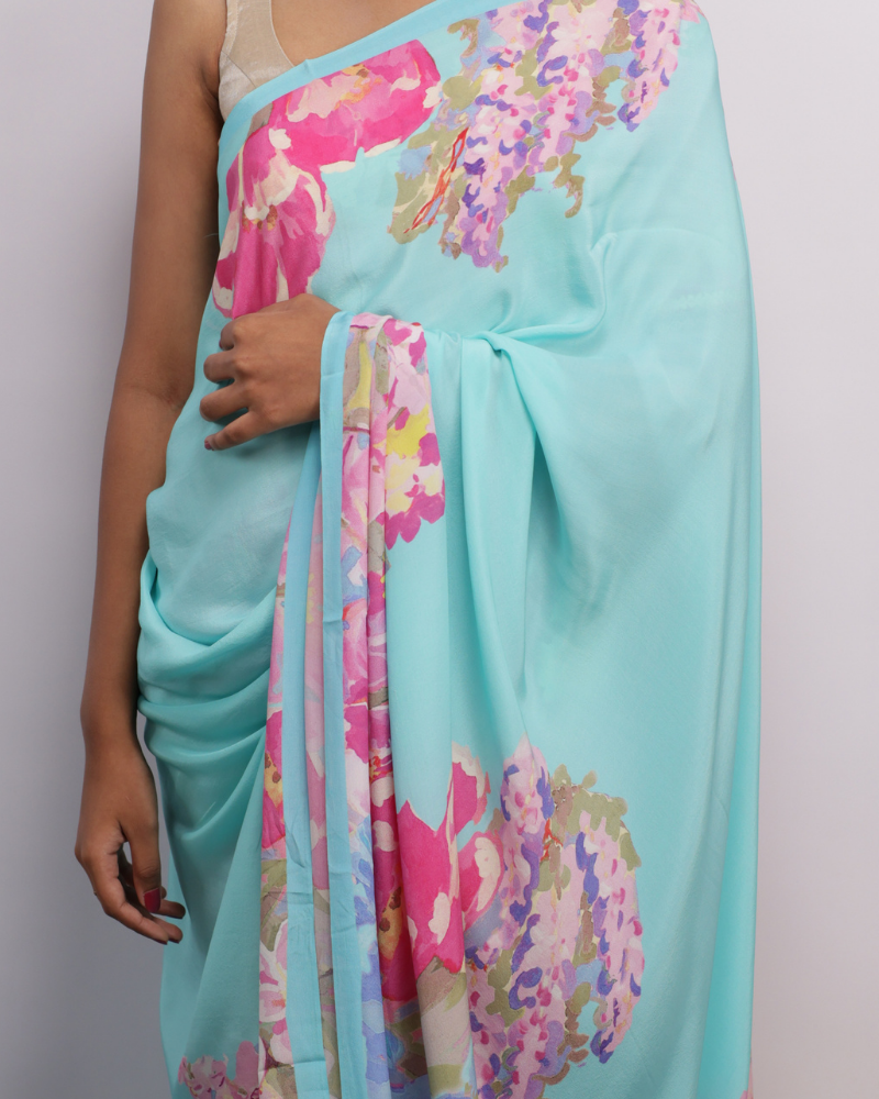 Crepe digital print 8