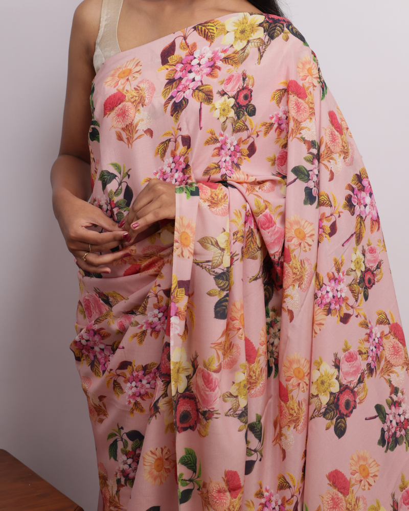 Crepe digital print 10