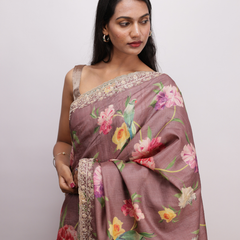 Tussar silk saree 11