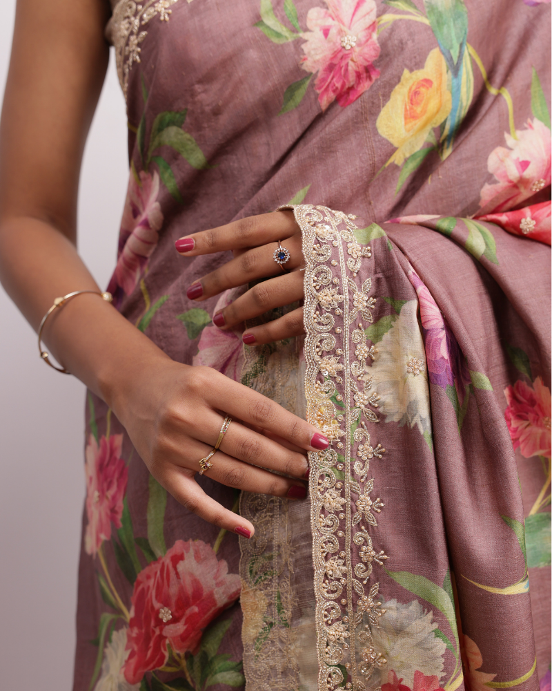 Tussar silk saree 11