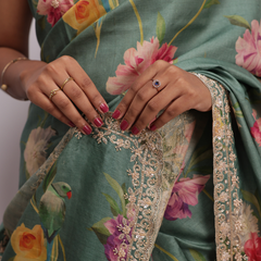Tussar silk saree 12