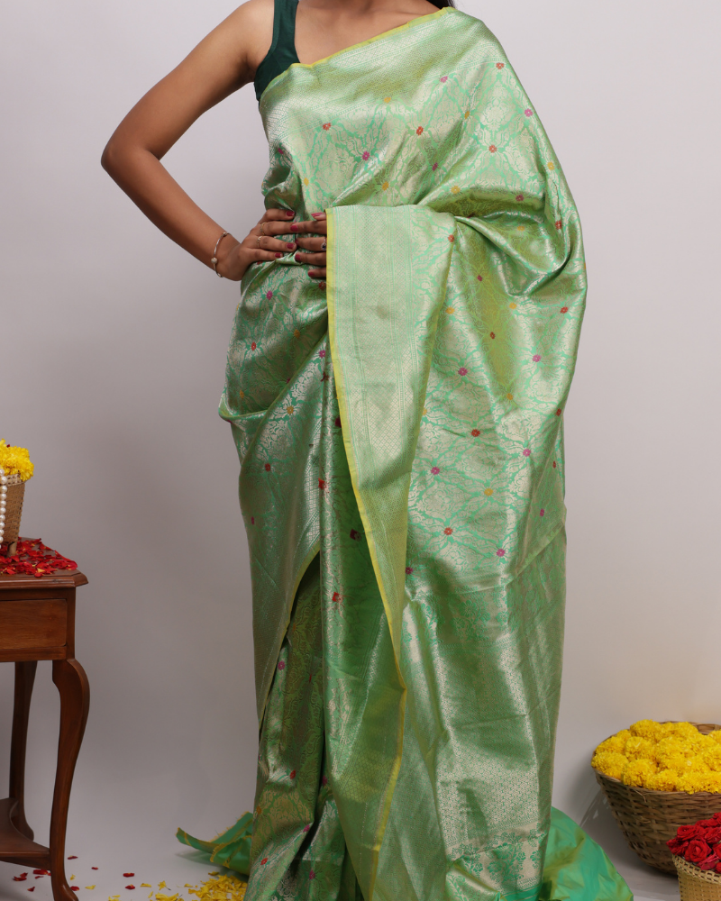Banarasi silk saree 13