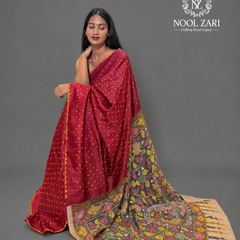 Tussar Silk / Bandhi Kalamkari