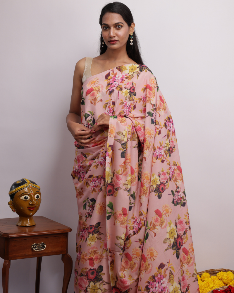 Crepe digital print 10